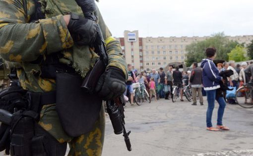 Славянск. Вид с беспилотника батальона Донбасс