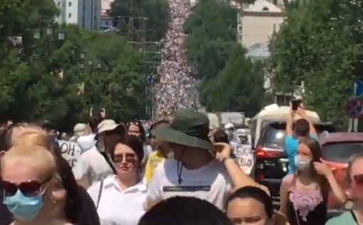 Хабаровск: многотысячный митинг в поддержку Фургала