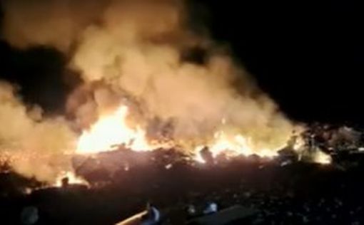 На юге Израиля разбился беспилотник: видео
