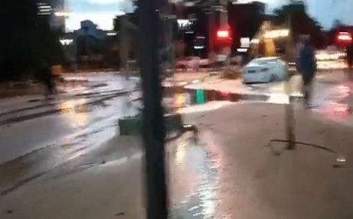 Муниципалитет Тель-Авива начнет заливать бетон в районе взрыва водопровода