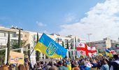 Митинг в поддержку Украины в Тель-Авиве в годовщину вторжения. 24.02.2023 | Фото 48