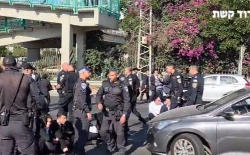 Харедим блокировали 4-й маршрут в знак поддержки уклониста