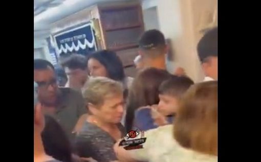 Драка в бомбоубежище во время сирен ракетной тревоги в Тель-Авиве