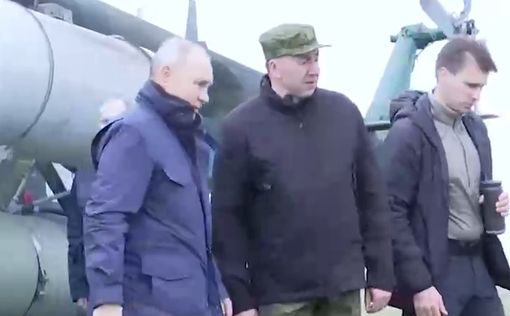 Путин - в районе боевых действий в Херсонской области