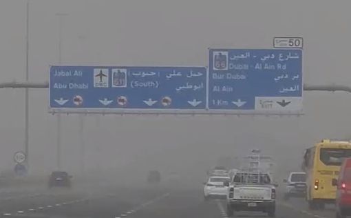 Проливные дожди, ветер и песчаные бури обрушились на ОАЭ - видео