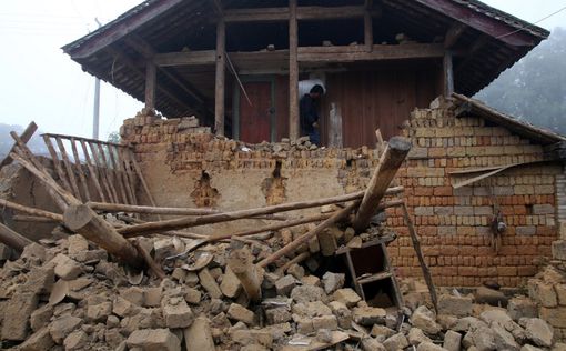 Землетрясение в Китае: 5 погибших, 300 раненых