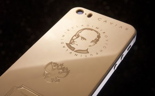 Золотые iPhone с портретом Путина распродали за один день