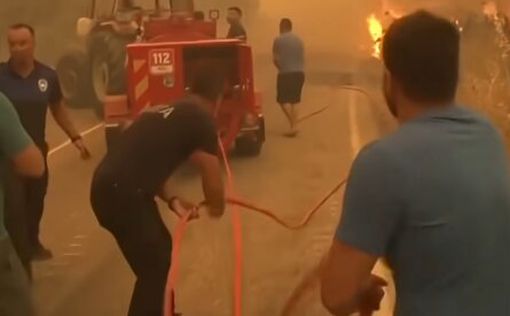 В Турции продолжается борьба с лесными пожарами