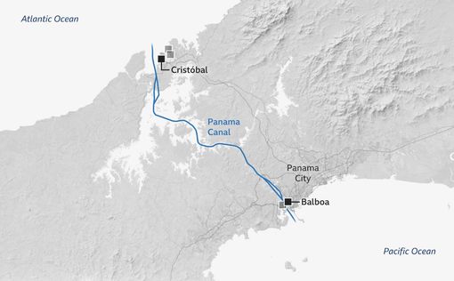 Картографирование влияния Китая вокруг Панамского канала