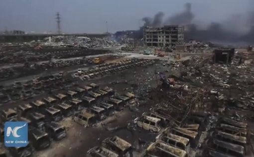 Опасность химического загрязнения на месте взрыва в Тянцзинь