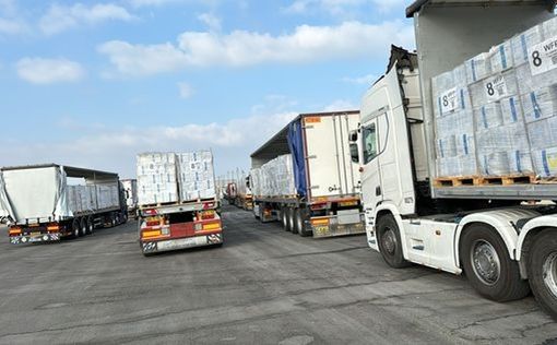 121 грузовик с гуманитарной помощью вчера въехал в Газу