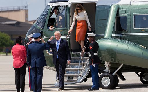 Прилет Трампа задерживается на полчаса