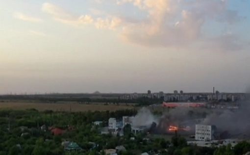 Эпичное видео: в Донецке детонируют склады с боеприпасами