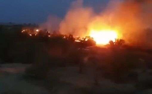 Причина пожаров в Эшколь - запуск зажигательных шаров