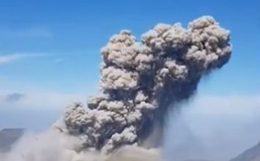 На Сахалине произошел пепловый выброс вулкана Эбеко – видео