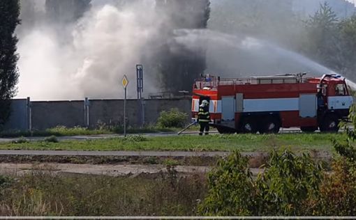 В Чехии полыхал склад с боеприпасами