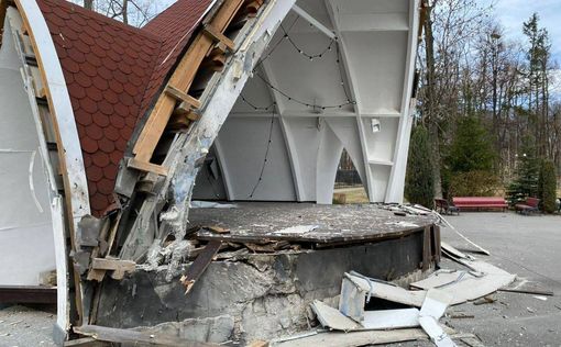 В Харькове обстреляли парк Горького: фото