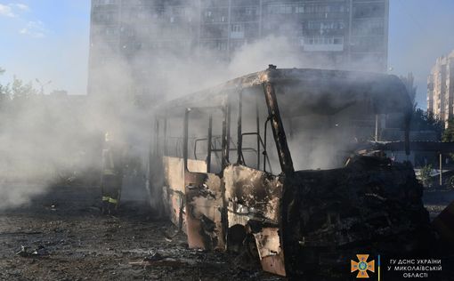 Массированный обстрел Николаева: фото последствий