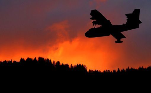 Израиль ожидает прибытия пожарных самолетов из других стран