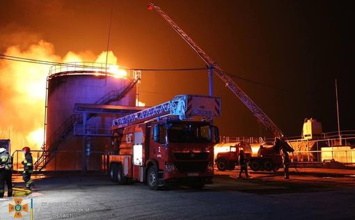 Видео ликвидации пожара в Новомосковском районе