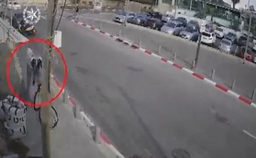 Видео атаки в Яффо: Террорист с ножом атакует 67-летнего репатрианта