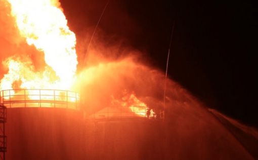 Российские войска взорвали нефтебазу под Киевом