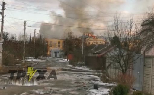 В Харькове полыхает школа